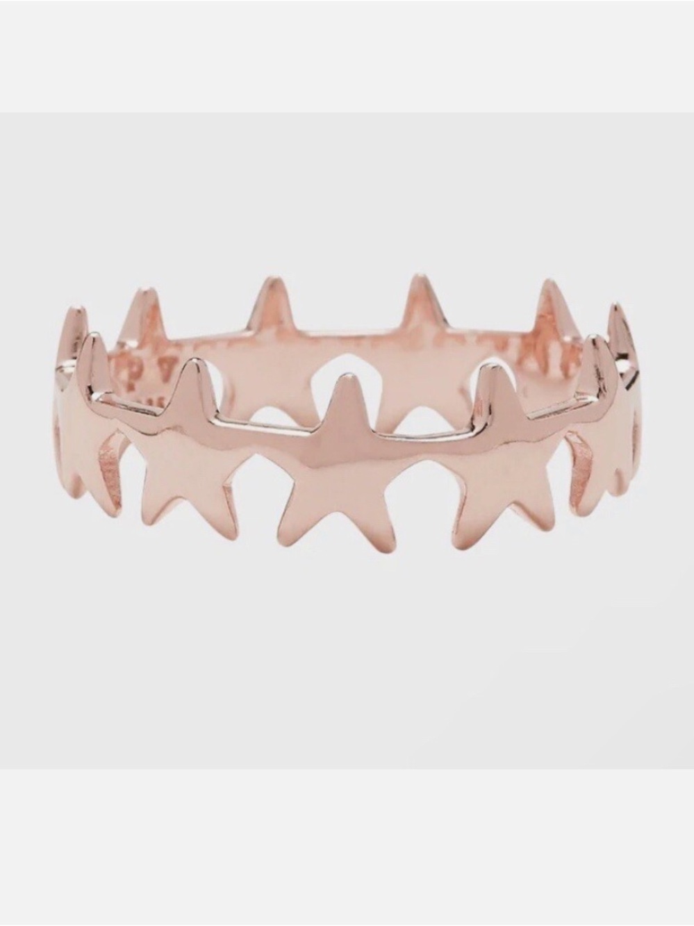 Pura Vida Seeing Stars Ring Rose Gold Size 7